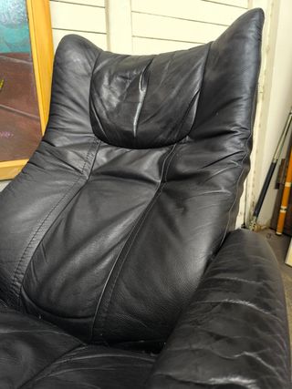 Sillón, stressless ekornes. Mesita. Puff