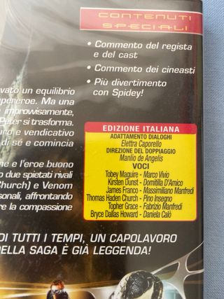 Dvd imballato Spider Man 3
