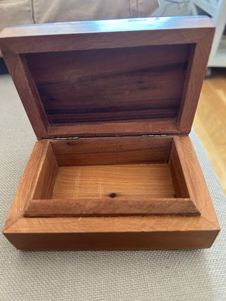 Caja madera raíz - Decorativa