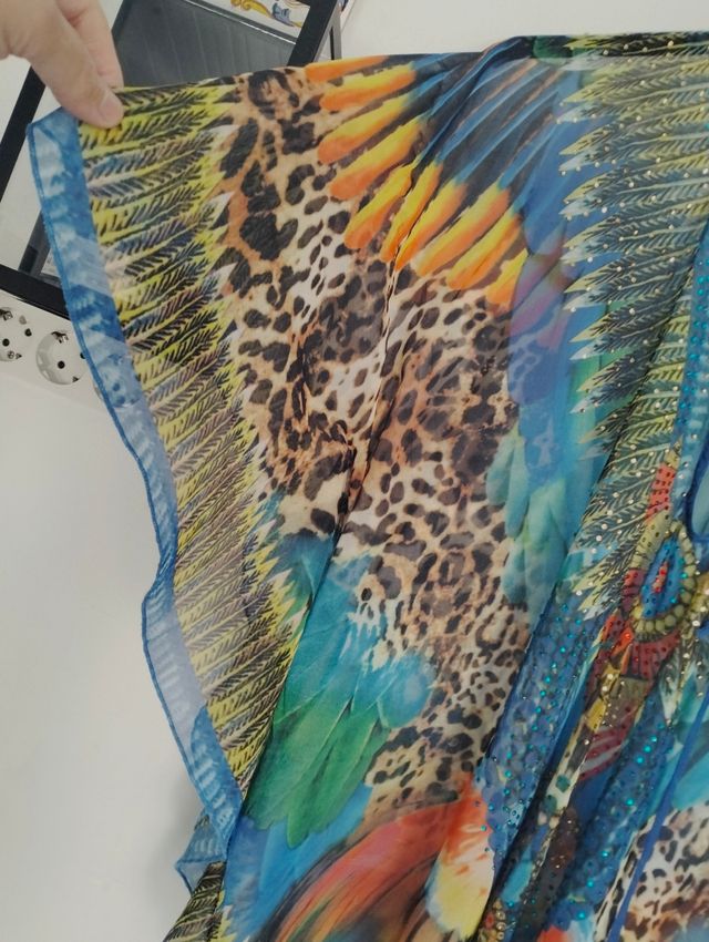 Kaftan playero multicolor