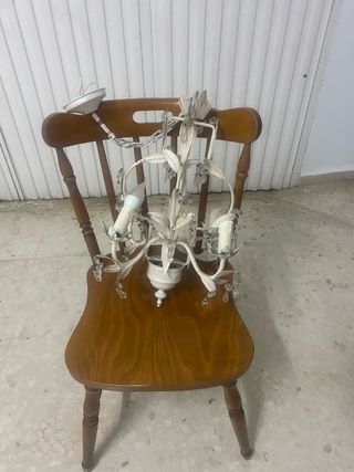 4 lampadari bianchi vintage