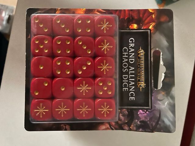 Dados Warhammer - Gran Alianza Caos