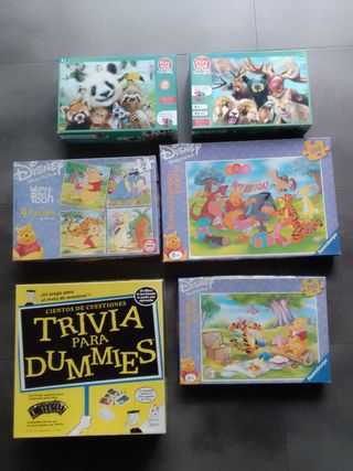 Lote Puzzles Infantiles Disney