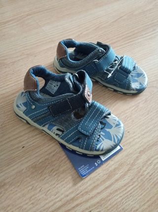 Sandalias niño azul - talla 25