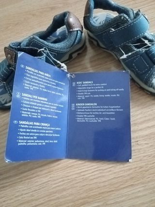 Sandalias niño azul - talla 25