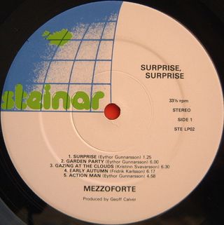 DISCO DE VINILO MEZZOFORTE