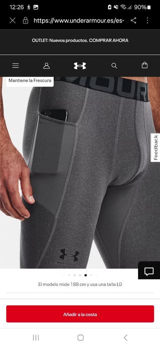 Mallas Under Armour Talla S.