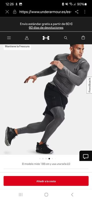 Mallas Under Armour Talla S.