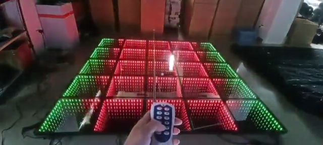 Suelo baile LED RGB + 3 Flycases