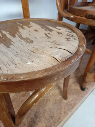 3 sillas estilo tonet