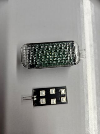 Luz ambiental roja para Audi