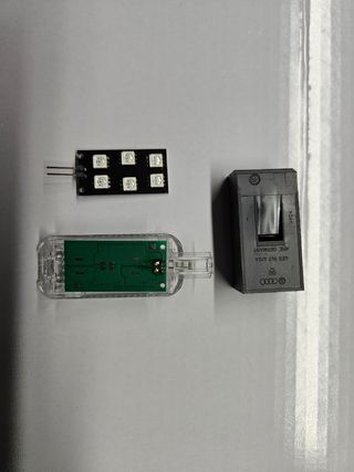Luz ambiental roja para Audi