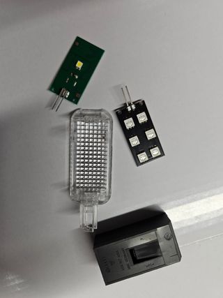 Luz ambiental roja para Audi