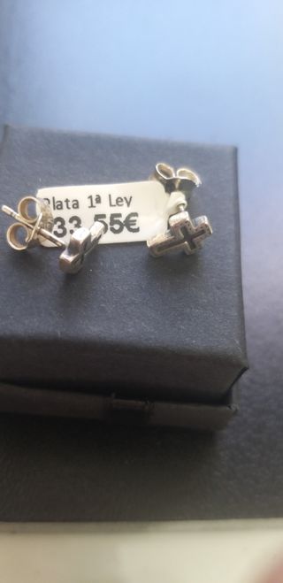 Pendientes cruz