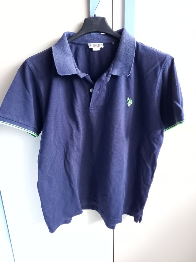 T-shirt U.S. Polo Assn. blu, taglia L
