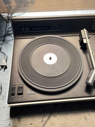 Philips Stereo 807: tocadiscos vintage