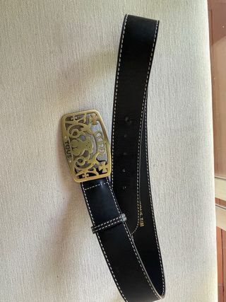 Cinturón Tous piel negra