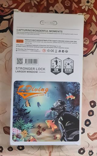 Capa Impermeável Shellbox 15m - Mergulho