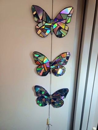 Decorazione da parete con farfalle