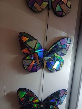 Decorazione da parete con farfalle