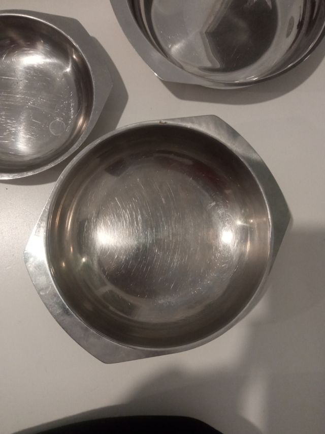 Platos acero inoxidable para camping