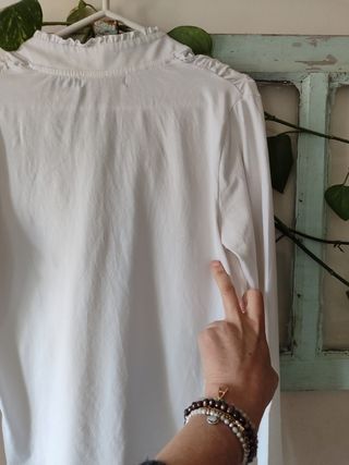 Camiseta blanca terre bleue