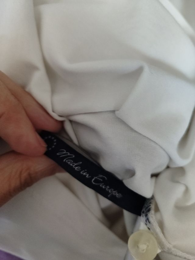 Camiseta blanca terre bleue