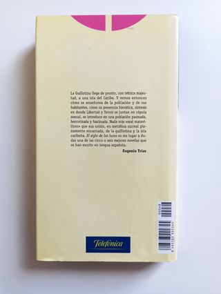 NOVELA "EL SIGLO DE LAS LUCES" DE ALEJO CARPENTIER