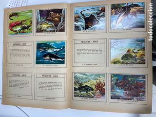 Mundo Submarino 1973. Album cromos