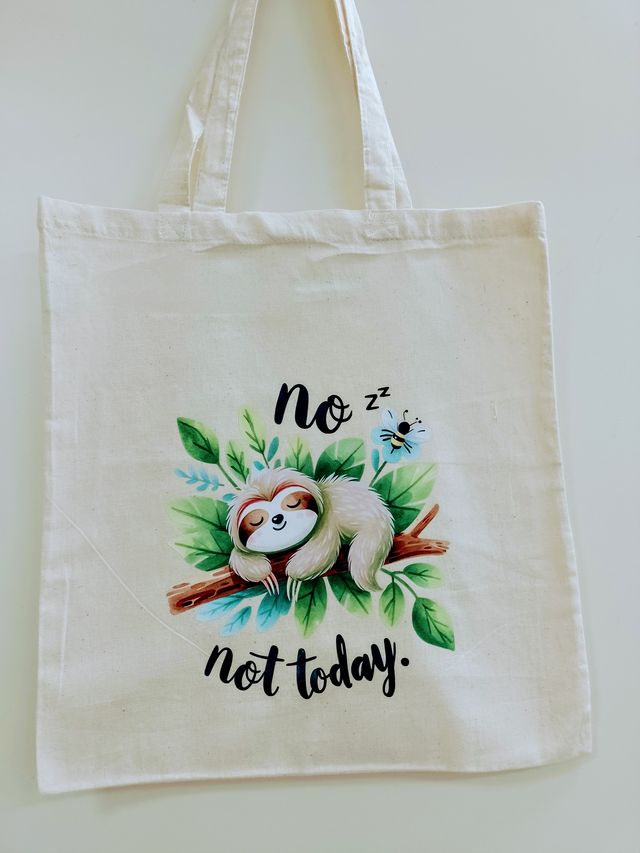 Bolsa algodón serigrafiada (tote bag)
