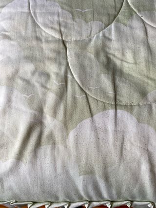 2 Edredones cama 80-90 - Verde y blanco