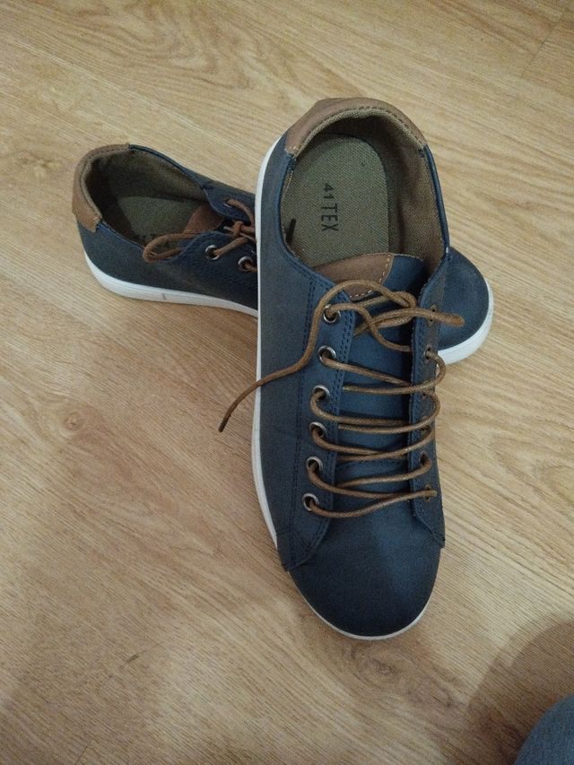 Zapatillas hombre azul marino