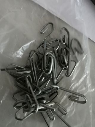 Cortinas vintage en color blanco roto.