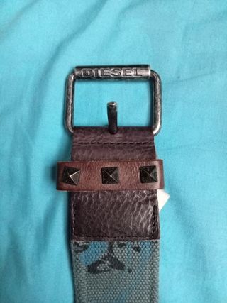 Cinturón Diesel - Azul Gris