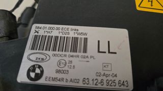 Faro delantero izquierdo bmw e46 berlina