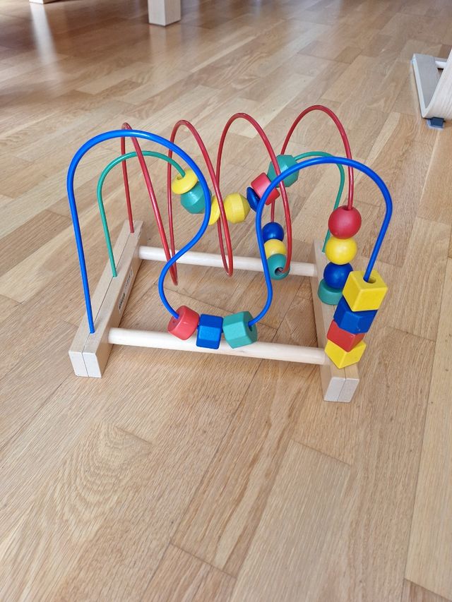 Ikea Mula juguete montaña rusa con cuentas de made