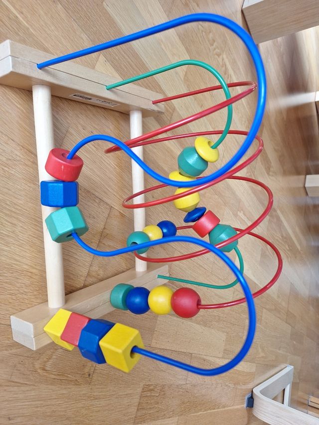 Ikea Mula juguete montaña rusa con cuentas de made
