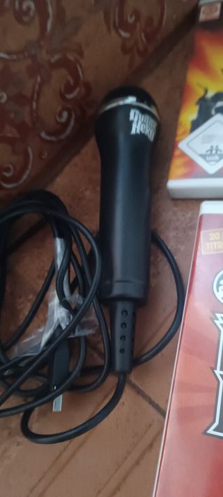 Guitar Hero, videojuegos y micrófono WII 