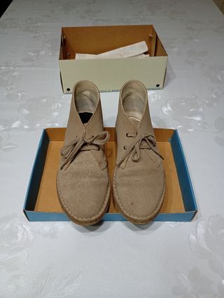 Scarpe donna scamosciate beige