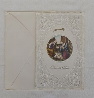 Letterina Buon Natale vintage