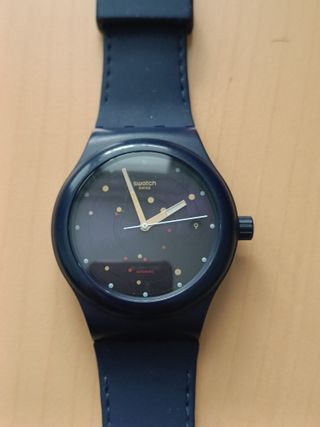 Reloj Swatch azul marino hombre