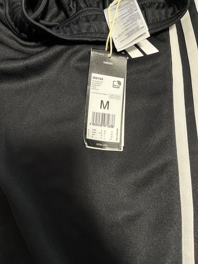 Calças Desportivas Pretas Adidas