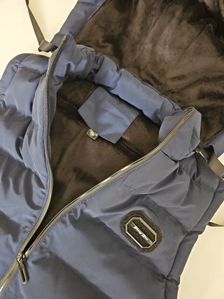 Chaleco acolchado azul hombre