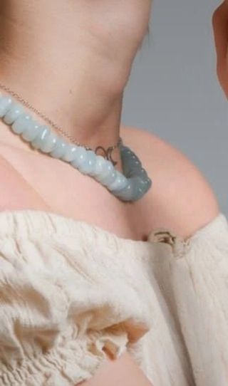 Collana acquamarina e argento