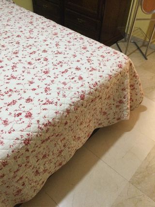 Colchas Bouti - 2 ud. - Rojo y Blanco