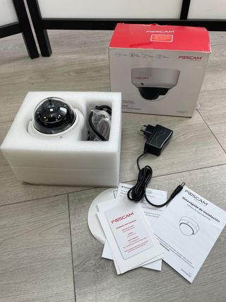 Foscam Cámara IP D2EP Full HD 2MP PoE P2P WDR 2.0