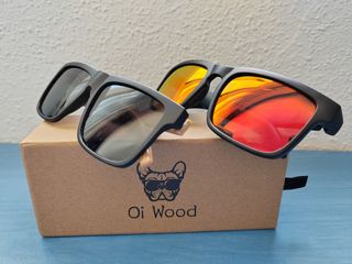 2 Gafas de sol polarizadas Oi Wood
