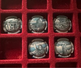 5 Chapas de Champagne Vintage