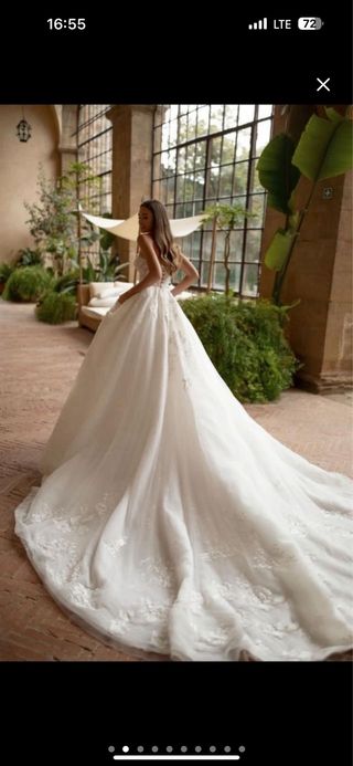 Vestido novia Mila Nova talla S/M