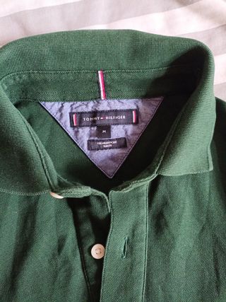 Polo verde Tommy Hilfiger